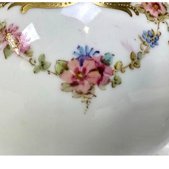 Antique Royal Crown Derby Late 1800's 6" Vase-Turquoise Gilded Accents-Exquisite - Picture 7 of 11